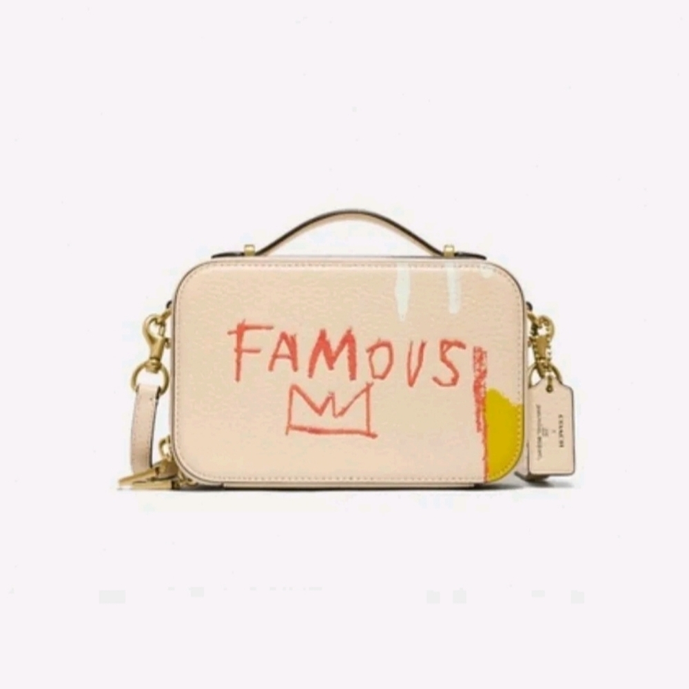COACH X JEAN MICHEL BASQUIAT ALIE BELT CLUTCH CROSSBODY BAG 6915 NWT$375